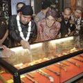 Bupati Sumenep, Achmad Fauzi Wongsojudo resmikan Museum Keris Helmi Art di Kecamatan Bluto, Kabupaten Sumenep, Madura, Jawa Timur pada Selasa (09/05/2022) kemaren